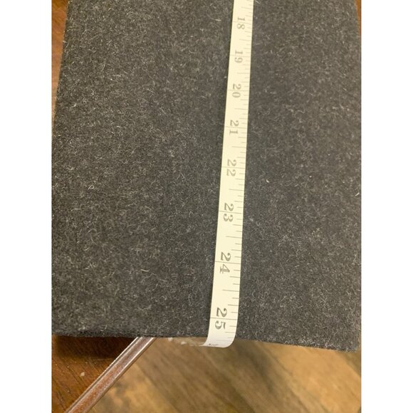 Alfani 100% Wool Full Zip Black Coat Jacket Size XL - Picture 9 of 9